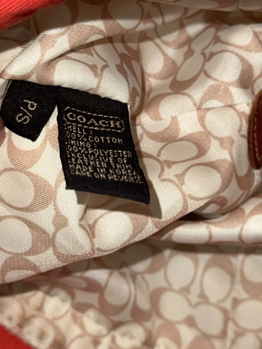 Coach Summer Bucket Hat in Cream and Brown AUTHENTIC - Picture 4 of 8